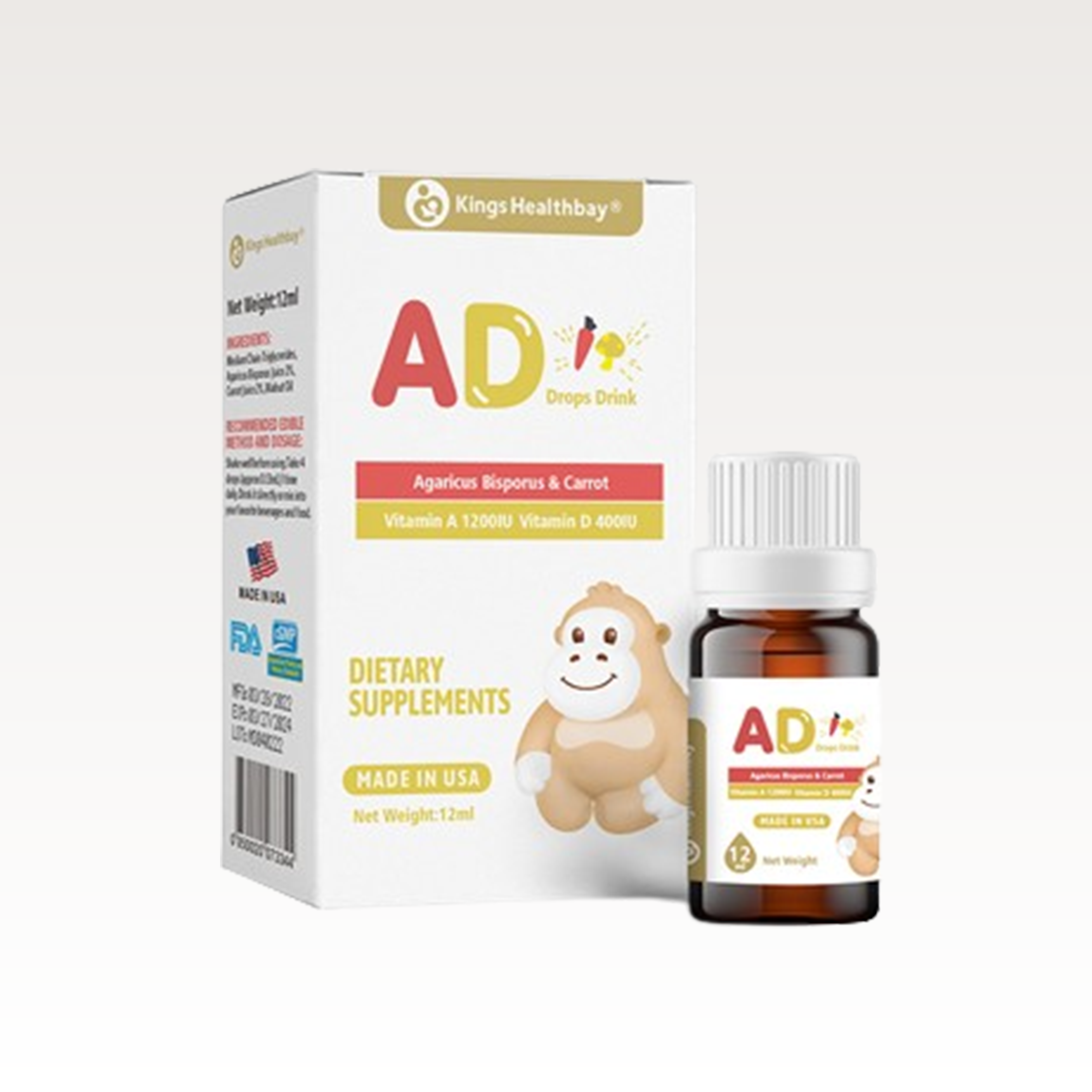 维生素AD 金斯健贝【美国进口】