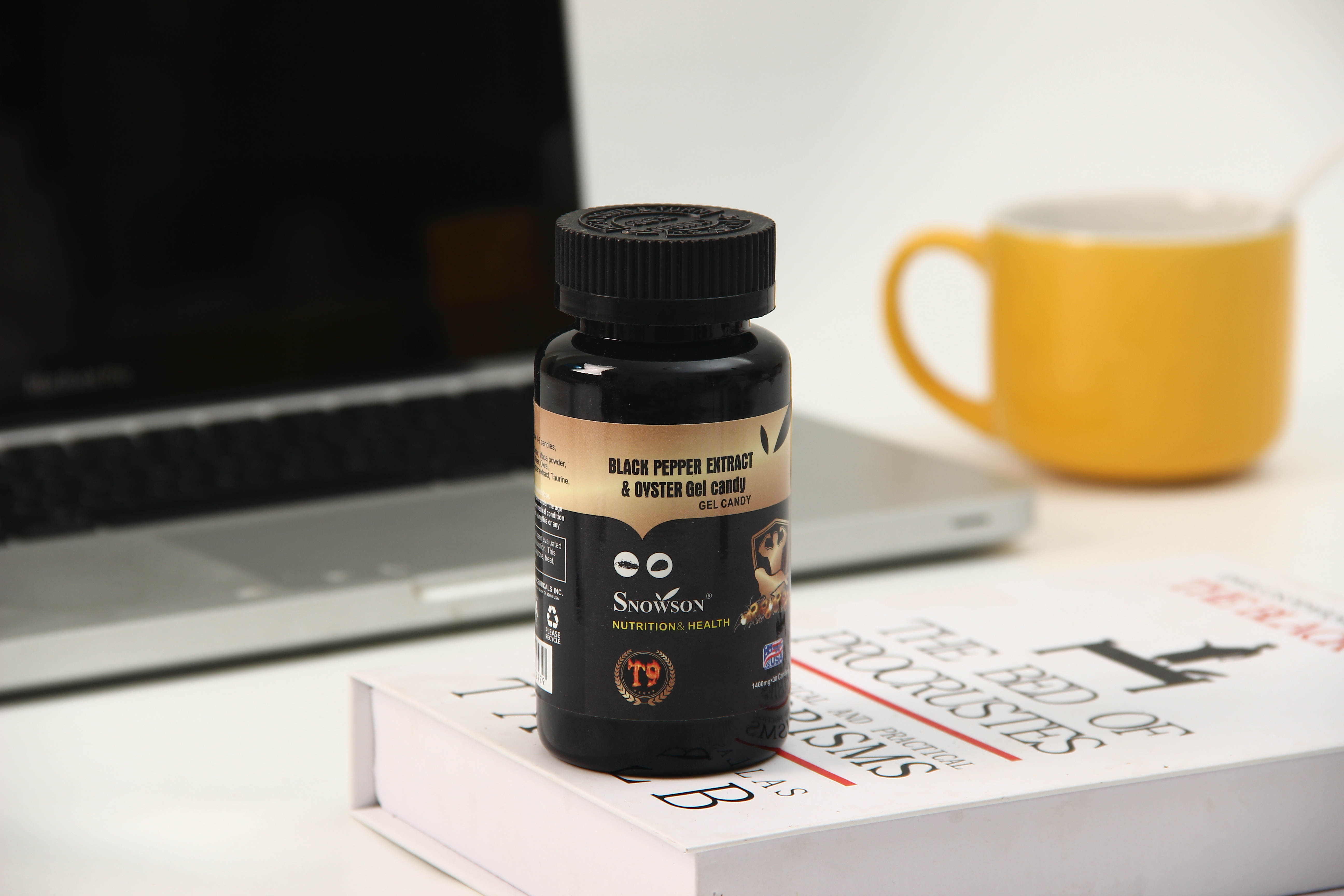 斯诺森黑精白精黑胡椒提取物牡蛎凝胶糖果